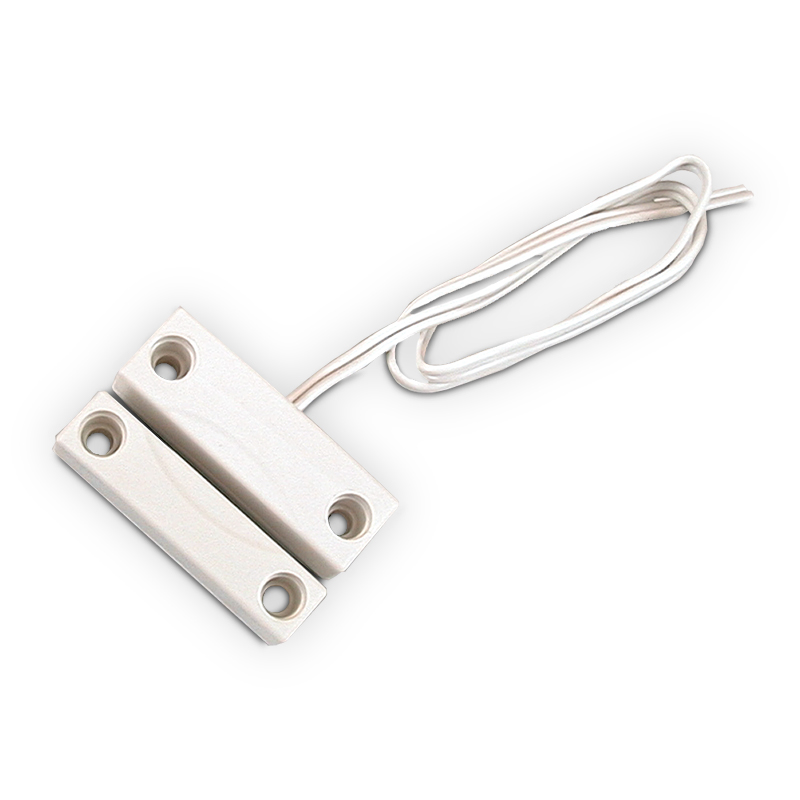 ELMO CM2 Contatto magnetico per montaggio a vista, plastica bianca (confezione da 10 pz.)