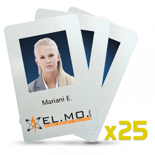 ELMO IPC80P25 Tessera standard lettura a prossimità (EM 125 kHz) 25 pz.