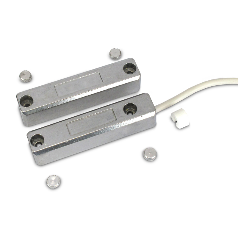 ELMO K107S UTKCS02S - Contatto magnetico per superficie di grande portata per montaggio a vista in scambio NA/NC (confezione da 2 pz.)