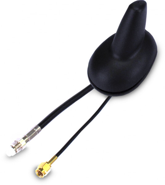 ELMO MDANT2 Antenna GPS + GSM collegabile sia al modulo GPS MDGPSE che al modulo GSM MDGSME. Montaggio su piano metallico con foro di diametro pari a 19 mm