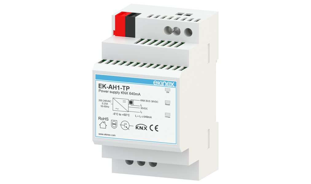 EKINEX Alimentatore bus KNX 640mA con uscita 30 Vdc