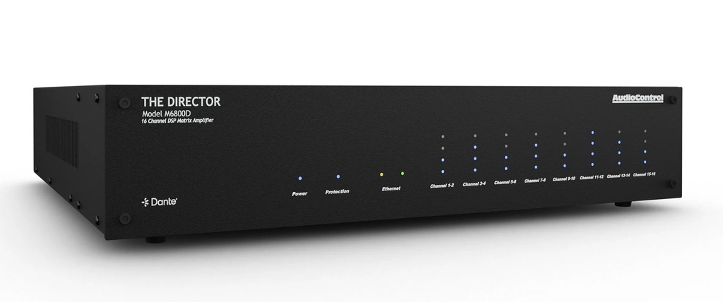 AUDIOCONTROL ACP-DMZ-M6800D Amplificatore di potenza Network 16ch (Dante)
