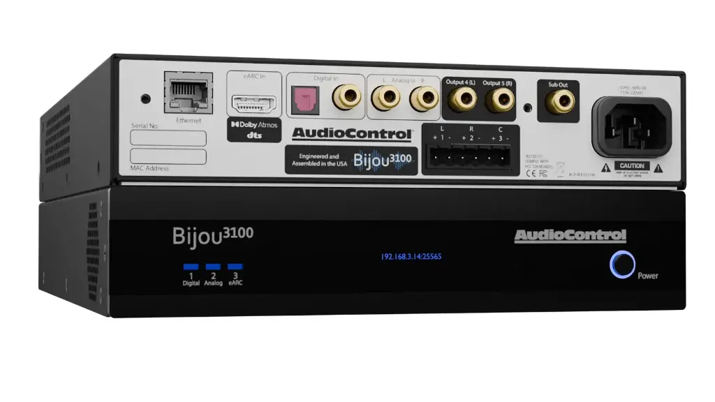 AUDIOCONTROL ACP-BIJOU-3100 Amplificatore eARC 3.1 con GaN