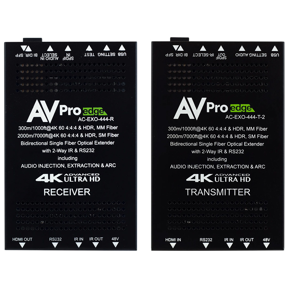 AVPro Edge AC-EXO-444-KIT Kit di estensione HDMI in fibra ottica 2 km 4k