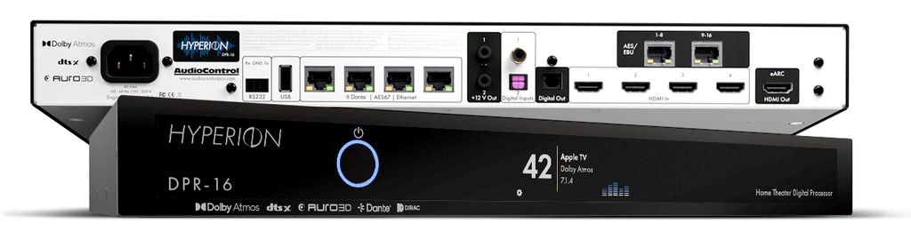 AUDIOCONTROL ACP-HYPE-DPR-16 Processore A/V digitale DANTE 16CH