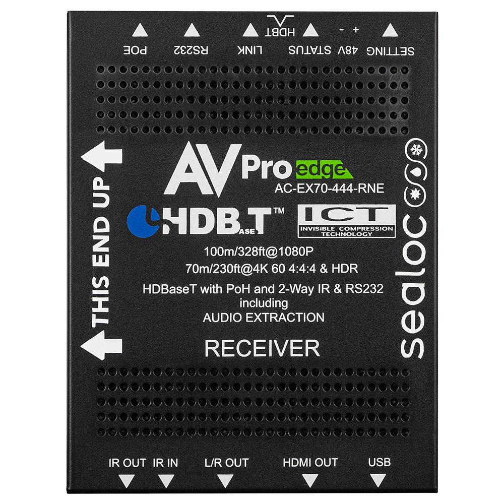 AVPro Edge AC-EX70-444-RNE-SEA Ricevitore HDBaseT 70 m Weatherproof IP68