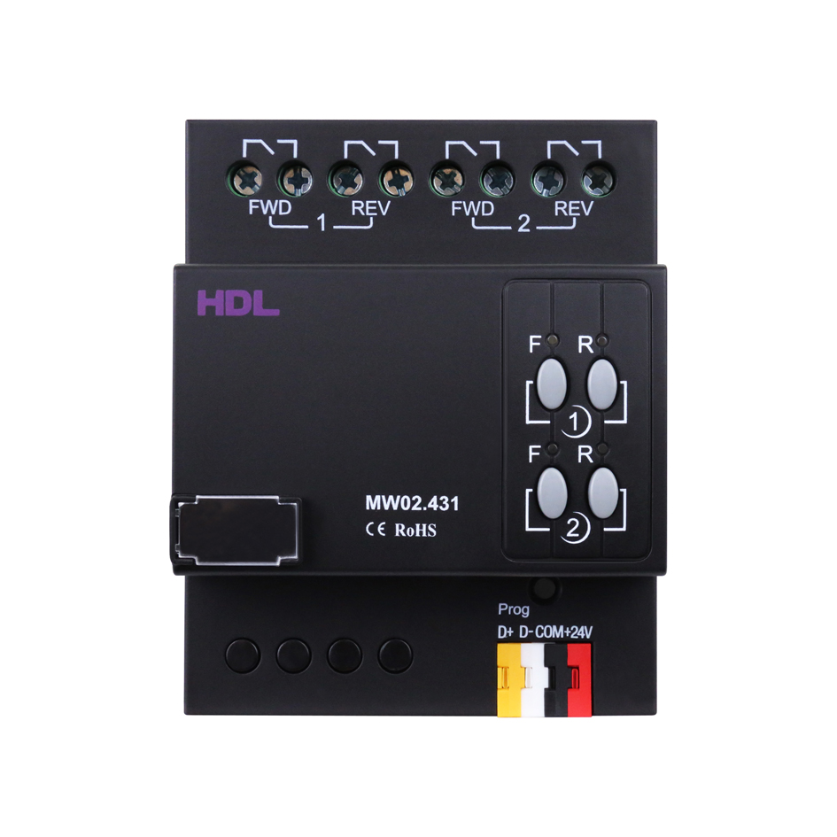 HDL MW02.431 Modulo barra DIN Tende 2CH