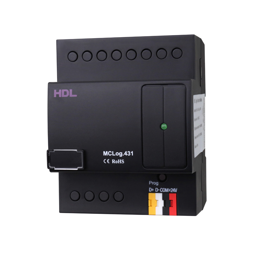 HDL MCLog.431 Modulo barra DIN logico avanzato per automazioni Buspro
