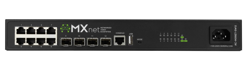 AVPro Edge AC-MXNET-SW12 Switch di rete a 12 porte MXnet