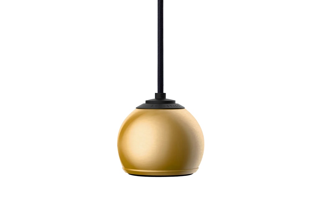 GALLO ACOUSTICS GMSELUGODROP Diffusore Micro SE a goccia oro/ottone cavo nero