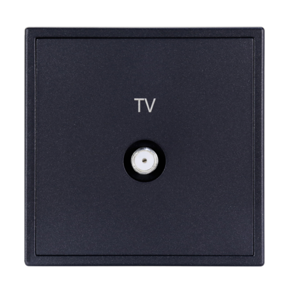 HDL MP1-W-BBTV/TILE.48-AG Placca presa BBTV serie Tile ash-gray