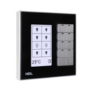 HDL M/DLP04.1-A2-46-US-BL Modern Smart Panel KNX DLP US nero
