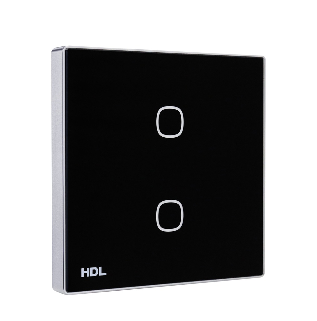 HDL M/TBP2.1-A2-48-EU-BL Tastiera iTouch EU 2 puls. nero