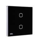 HDL M/TBP2.1-A2-48-EU-BL Tastiera iTouch EU 2 puls. nero