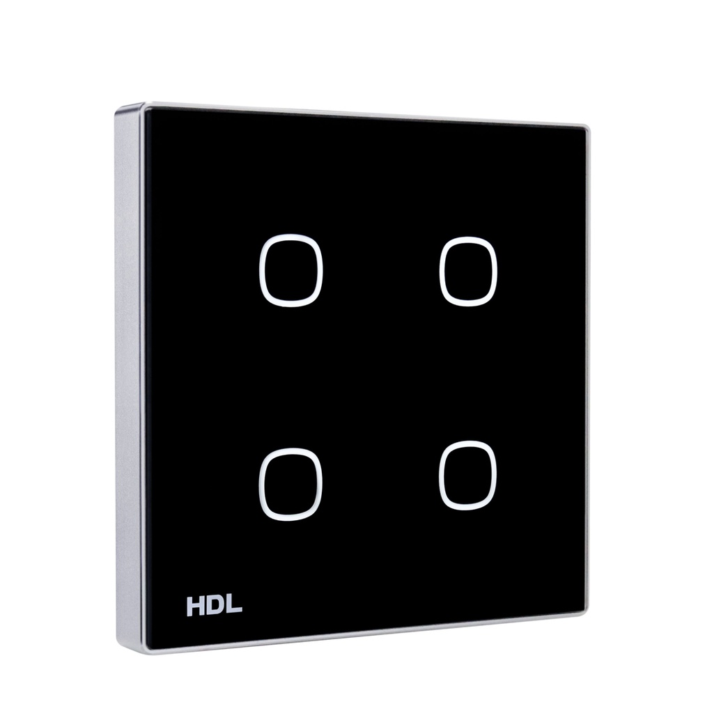 HDL M/TBP4.1-A2-48-EU-BL Tastiera iTouch EU 4 puls. nero