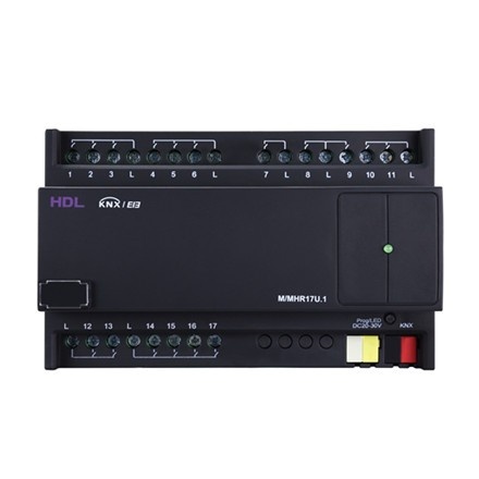 HDL M/MHR17U.1 Attuatore misto 17CH DIN