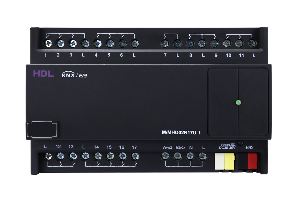 HDL M/MHD02R17U.1 Attuatore misto 19CH DIN
