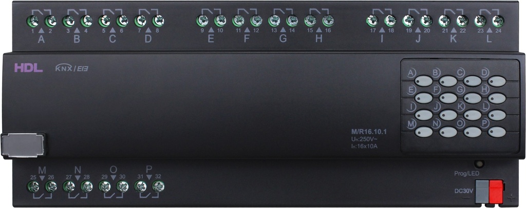 HDL M/R16.10.1 Attuatore 16CH 10A DIN