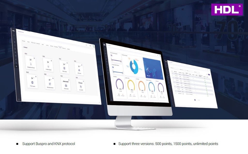 HDL GVP-1500 Software di gestione , max 1500 Datapoint