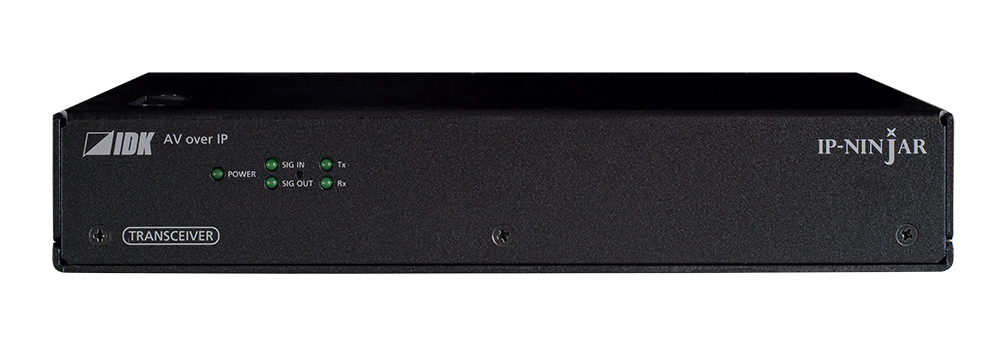 IDKAV IDK NJR-P01UFR-TR-SM Transceiver Rugged IP F.O. SM 10GbE/HDMI 4K@60 4:4:4 + audio analogico