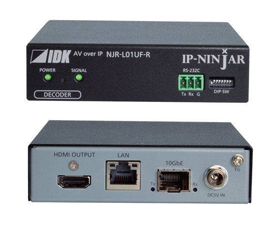 IDKAV IDK NJR-L01UF-R Ricevitore Fibra 10 GbE, HDMI4K@60 4:4:4