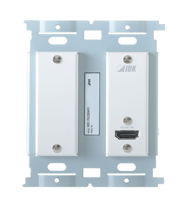 IDKAV IDK HDC-TH100WPJ Trasmettitore parete HDBaseT HDMI 4K@60 HDCP2.2 bianco 2 Gang/US