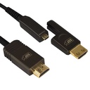 INVIDEO CAVI SCP 995AOC-10M-LSZH Cavo HDMI AOC ibrido fibra 24Gbps 10 m removibile