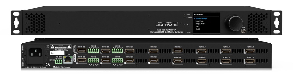 LIGHTWARE MX2-8x8-HDMI20-CA