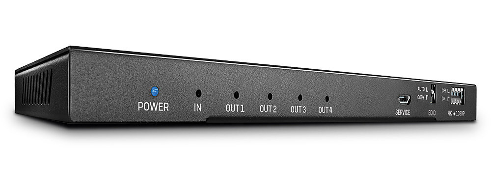 LINDY 38231 Distributore HDMI 4K@60, 4 Out Distributore HDMI 4K@60, 4 Out + de-embedder + scaling