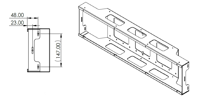 MERIDIAN MB500 backbox per diffusori