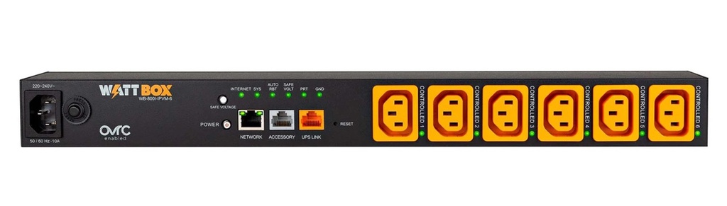 WATTBOX WB-800I-IPVM-6 Intelligent Power Distribution Unit 6 prese VDE