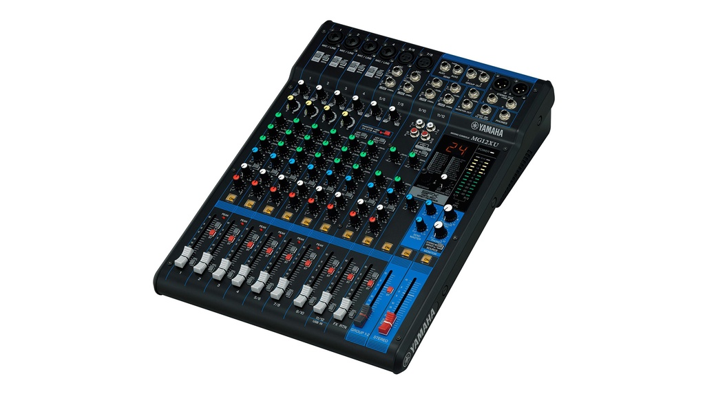 YAMAHA MG12XU Mixer a 12 ch, 4 mono + 4 stereo + effetti + USB