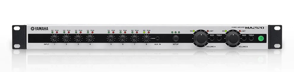 YAMAHA MA2120 Mixer amplificato 2x120W @4ohm o tensione