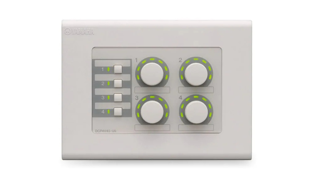 YAMAHA DCP4V4SEU Pannello di controllo con 4 manopole e 4 pulsanti