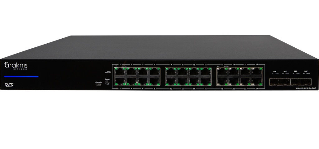 Araknis AN-420-SW-F-24-POE Managed switch 24 porte anteriori
