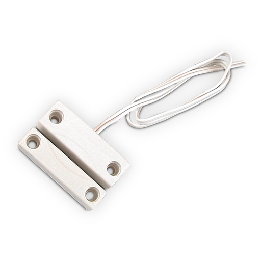 [CM2] ELMO CM2 Contatto magnetico per montaggio a vista, plastica bianca (confezione da 10 pz.)