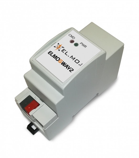 [ELMOGWAY2] ELMO ELMOGWAY2 Gateway compatto per interfacciamento di centrali antintrusione e antincendio . a sistemi di domotica MODBUS, KNX e SCS
