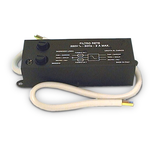 [FAR] ELMO FAR Filtro (doppio a T) per soppressione disturbi in linea di alimentazione 230 Vac