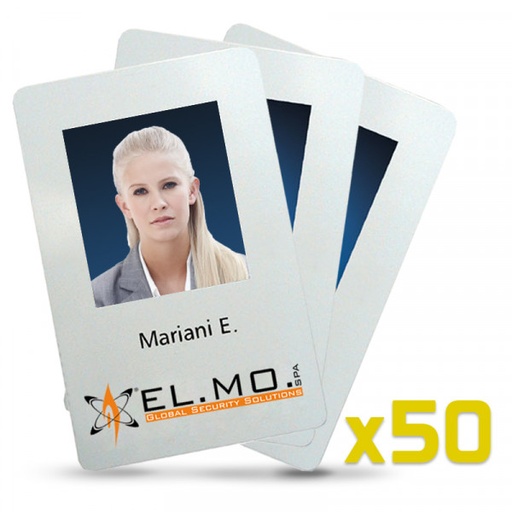 [IPC80P50] ELMO IPC80P50 Tessera standard lettura a prossimità (EM 125 kHz) 50 pz.