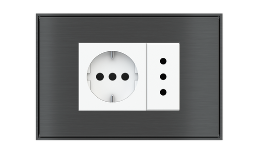 [13SC6845] EKINEX Placche e cornici rettangolari per componenti di serie civile (modulo 68x45 mm)