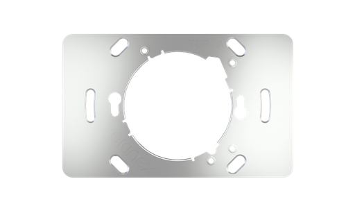 [33EK-SMR-1] EKINEX Supporto di montaggio rettangolare (pulsante 6 canali e Touch&See con pulsante 2 canali serie FF)