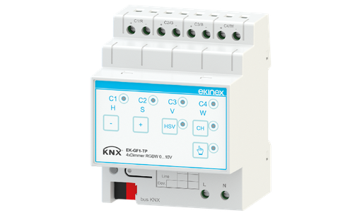 [73EK-GF1-TP] EKINEX Dimmer 0-10 V 4 canali