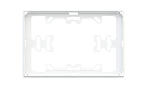 [169EK-TAR-1-NFW] EKINEX Telaio adattatore rettangolare - bianco