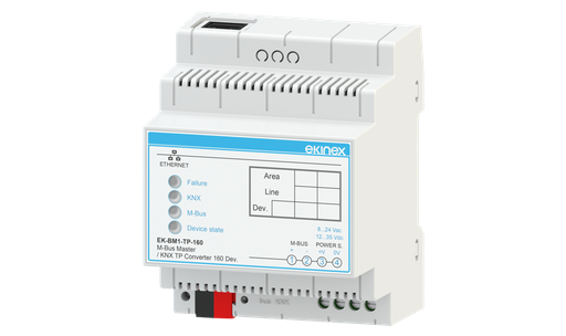 [110EK-BM1-TP-20] EKINEX Gateway M-Bus Master - KNX
