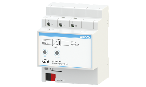 [EK-AB1-TP] EKINEX Alimentatore bus 640 mA