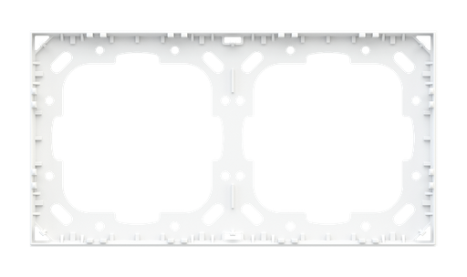 [486EK-A71E-1-NFW] EKINEX Telaio adattatore a 2 posti ('NF) - bianco