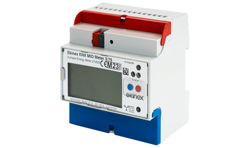 [557EK-ME1-75D-TP] EKINEX Contatore di elettricità MID trifase 75A