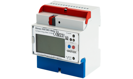 [558EK-ME1-5TA-TP] EKINEX Contatore di elettricità MID trifase 5A