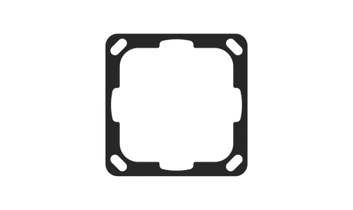 [563EK-TFC-1] EKINEX Supporto di montaggio quadrato (dispositivi non forniti da Ekinex)