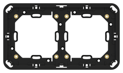 [573EK-TAS-D-N] EKINEX Telaio adattatore 2 posti (pareti spessore max. 35 mm)